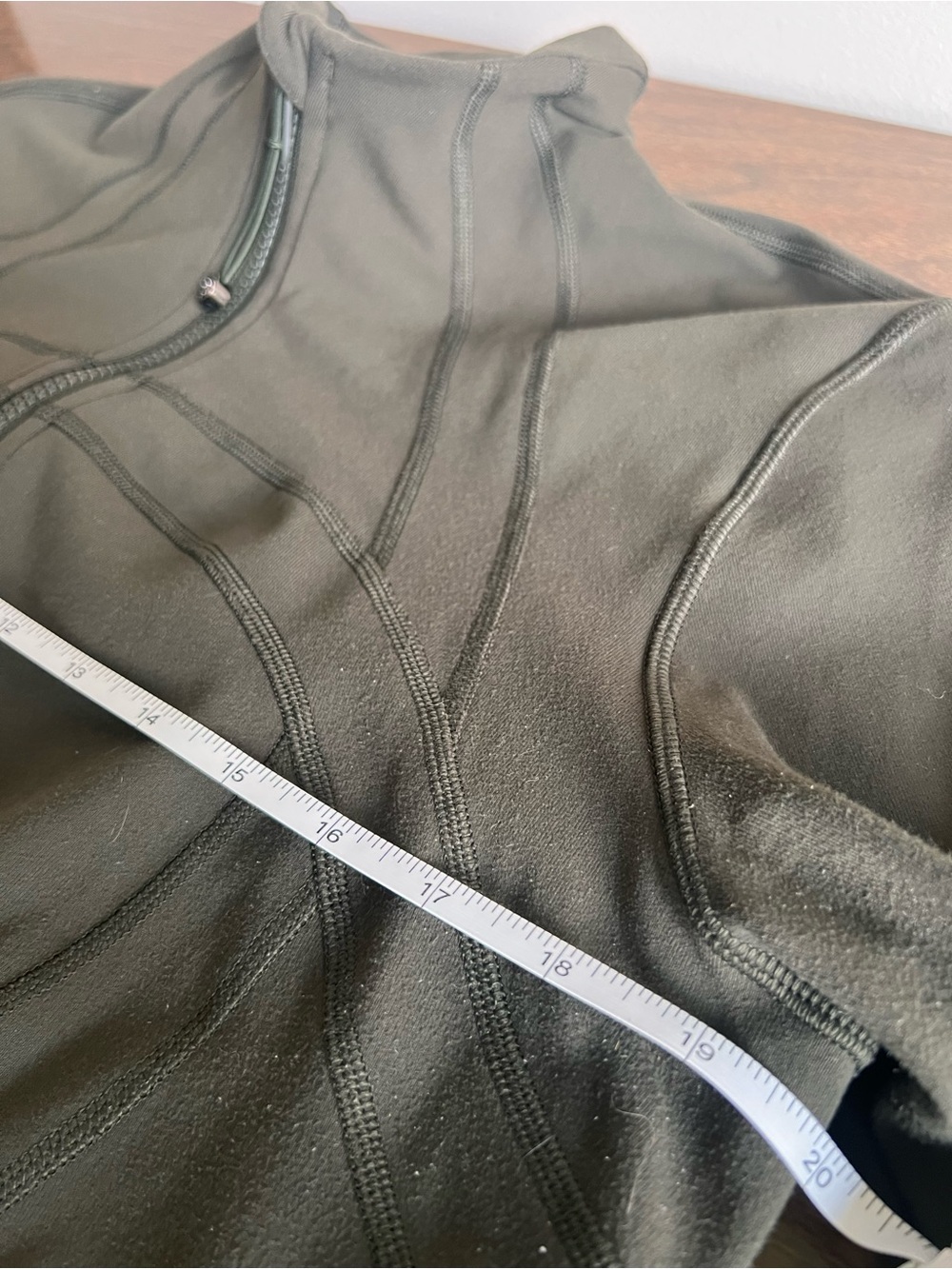 Lululemon Define Jacket Green Women's Lightweight Full Zip Size 14 - Picture 7 of 9